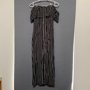 Striped Off-The-Shoulder Dress